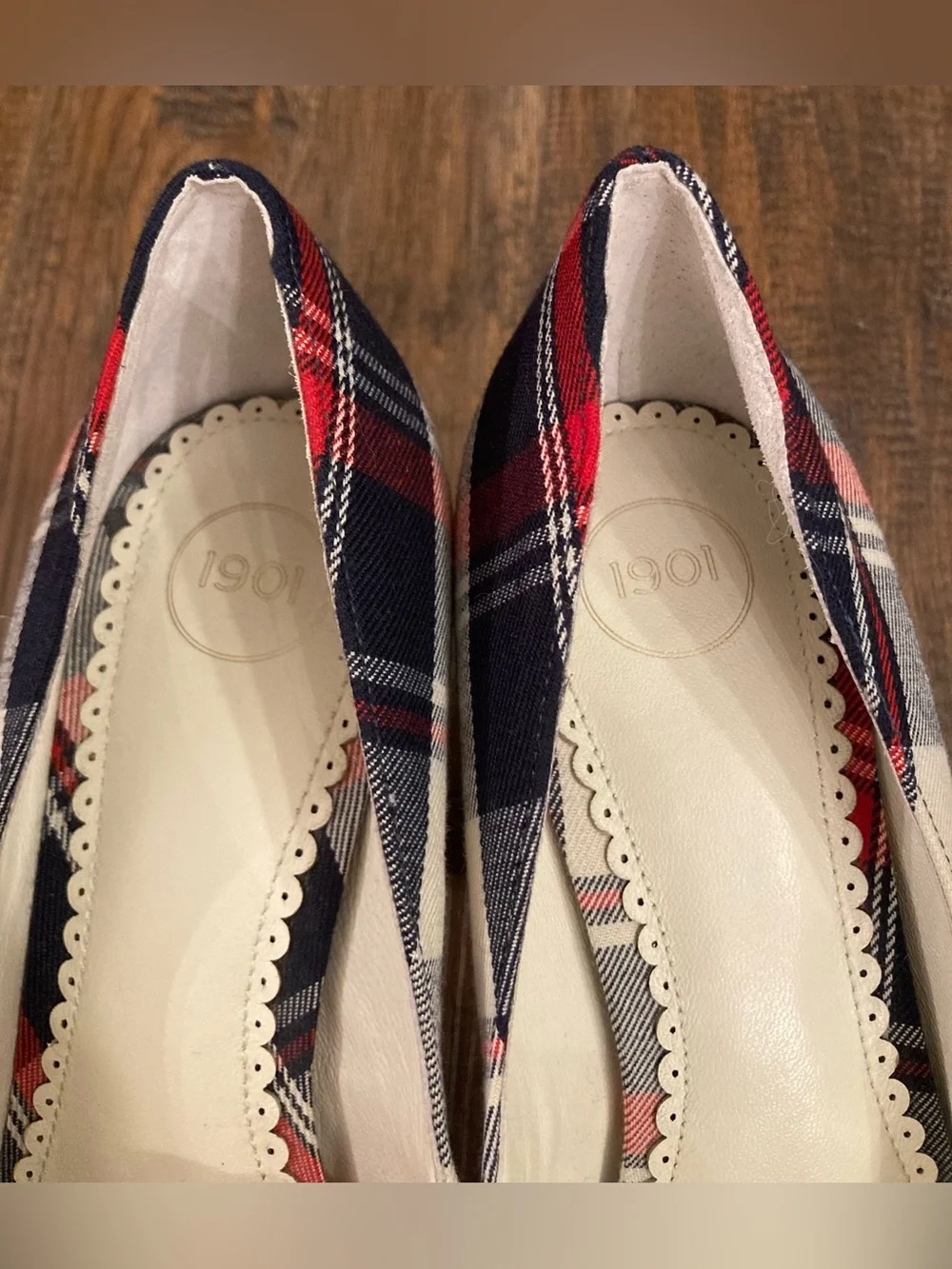 1901 Tartan Palid Women’s Block Heels
